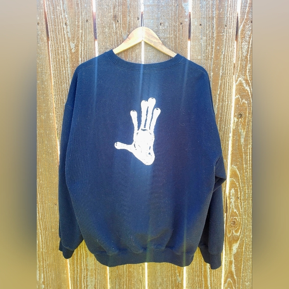 🐒 XL Black Crewneck Lemur Sweatshirt🧥 - Picture 3 of 16